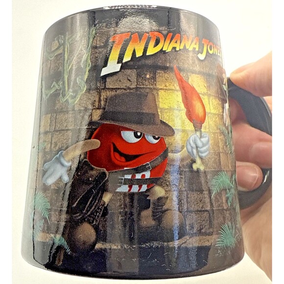 Red M & M  Indiana Jones Temple of Doom Coffee/Tea Mug/Cup 12 Oz  2008 - Picture 4 of 16